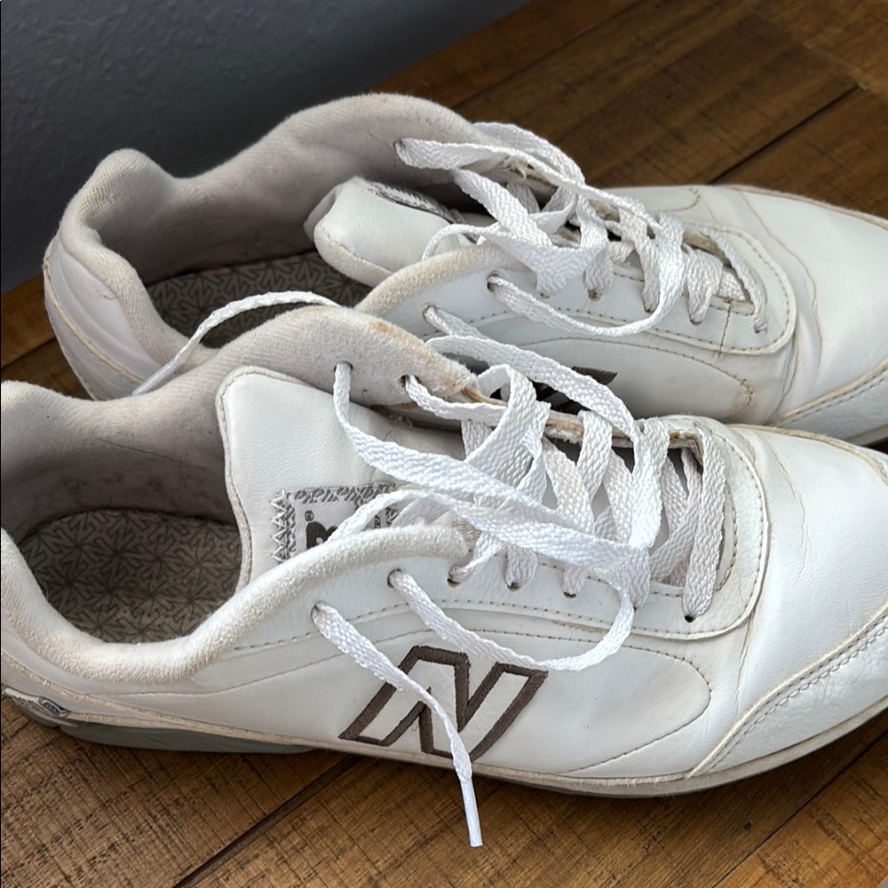 White Sneakers with Logo